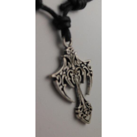 Vintage Celtic Cross Pendant Necklace 24" Adjustable Sacred Symbols NOS - Picture 7 of 10